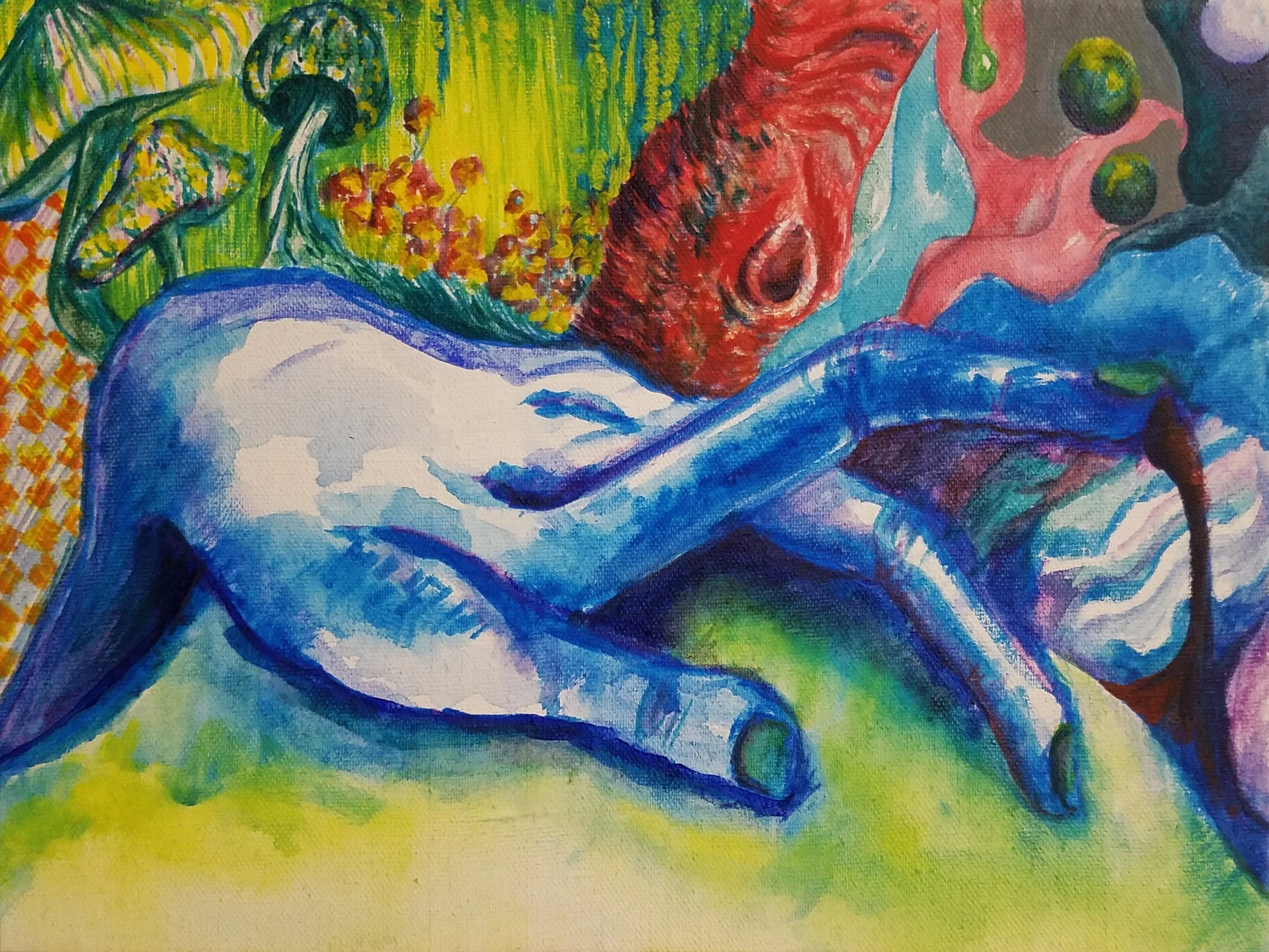 Shoulder-land (Acrylic on Canvas)